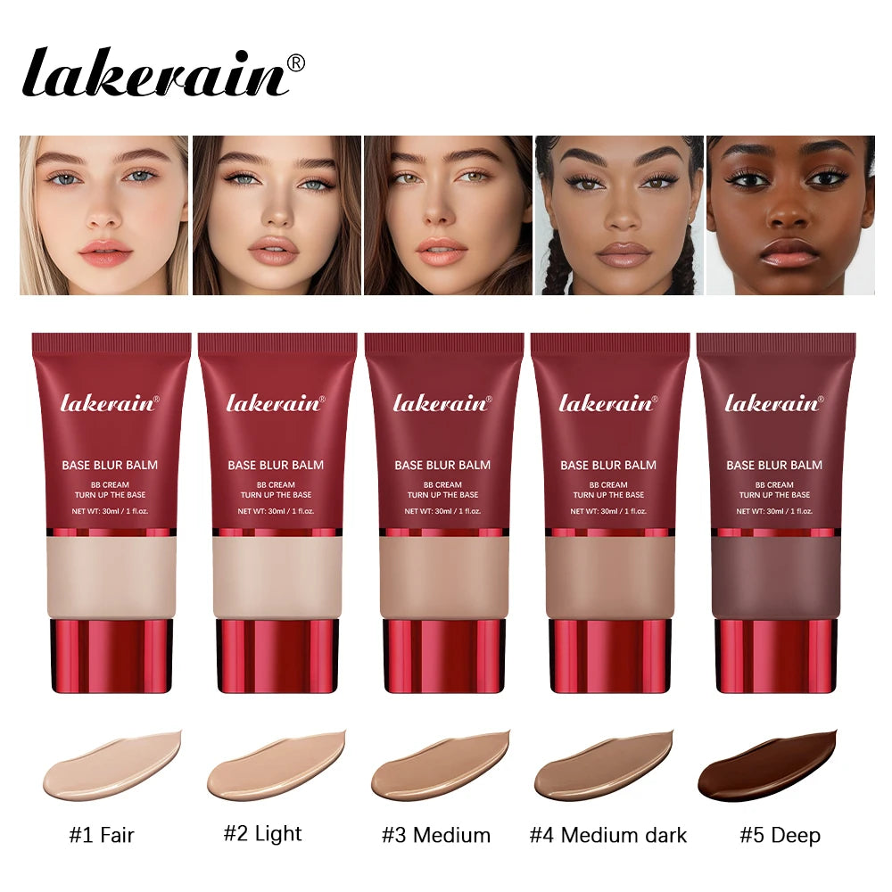 Matte Foundation Base Blur Soft Focus Matte Full Coverage Natural Fit Face Makeup Lightweight Long-Lasting Concealer BB Cream Oasis Select