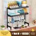 Kitchen Sink Shelf Multifunctional Dish Rack Drain Rack Countertop Dish Rack Storage Rack Sink Storage Oasis Select 65cm 2C