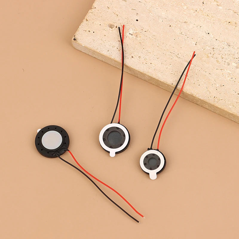 New Sale 2Pcs Round 8 Ohm 1W Speaker 8ohm 15MM/18MM/20MM Loud Speakers Tablet Mobile Phone Trumpet Horn Small Loudspeaker Audio Oasis Select