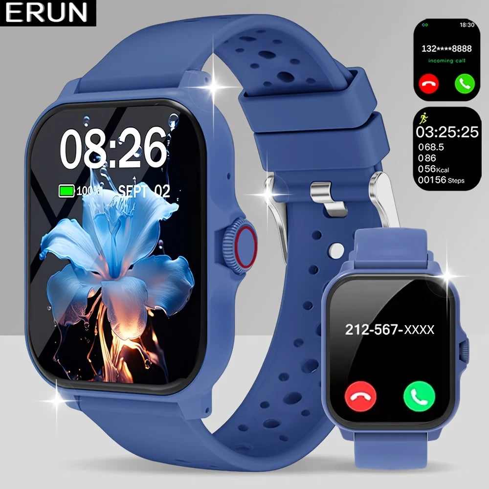 ERUN Smartwatch – Call/SMS, Music Control & Fitness Tracker