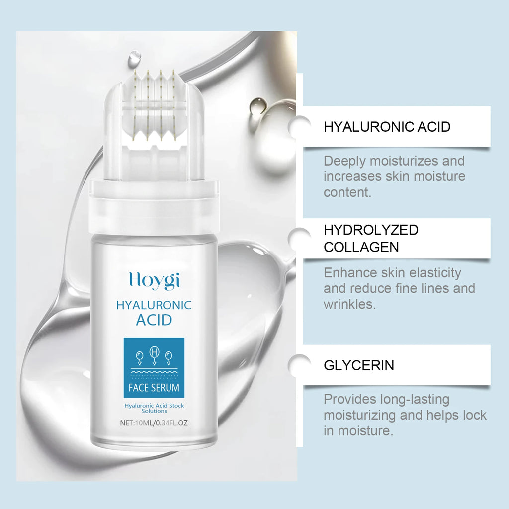 Hyaluronic Acid Microneedle Roller Serum – Brighten & Hydrate Microneedle Roller Serum Oasis Select