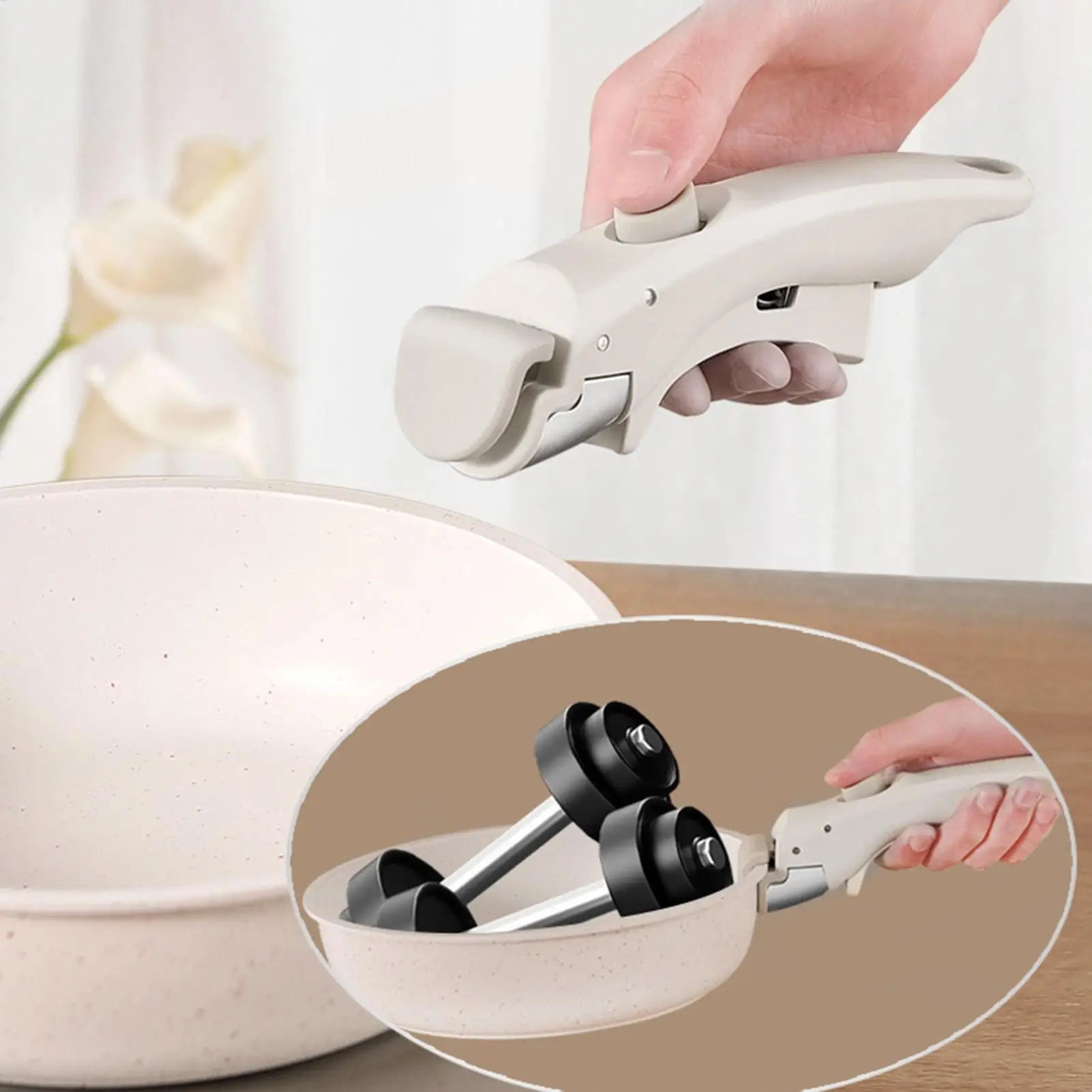 Detachable Pan Handle – Universal Removable Pot Grip