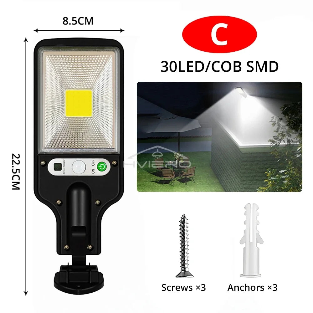 Solar LED Motion Sensor Outdoor Garden Light | IP65 Waterproof