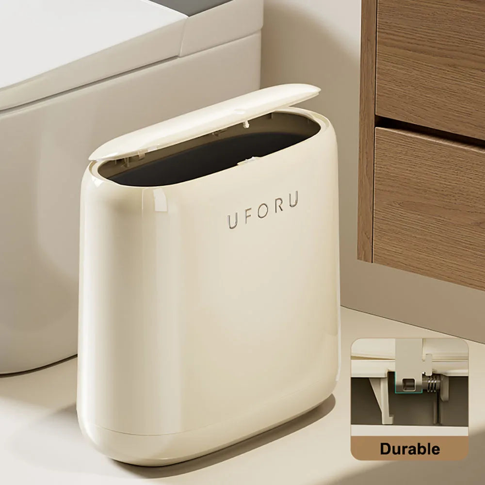 Waste bin, large-capacity pedal bin, fits into small spaces and narrow gaps, suitable for bathrooms, living rooms, bedrooms Oasis Select