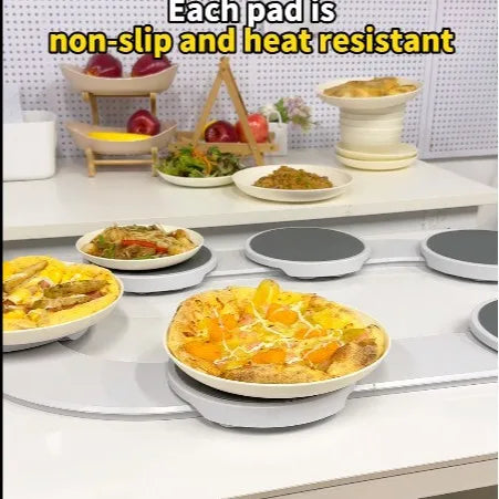TheLazy Susan Revolution Table Rotating Meal Tray Portable Rotating Tray Oasis Select
