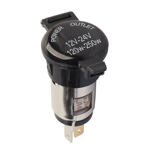 12V-24V Waterproof Cigarette Lighter Female Socket 10A – Car & Moto Car Power Socket Oasis Select france