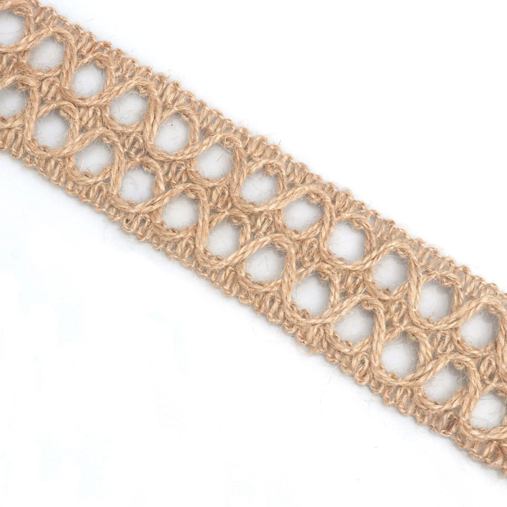 Natural Jute Lace Ribbon 2 Yards – Rustic Wedding & Gift Wrap
