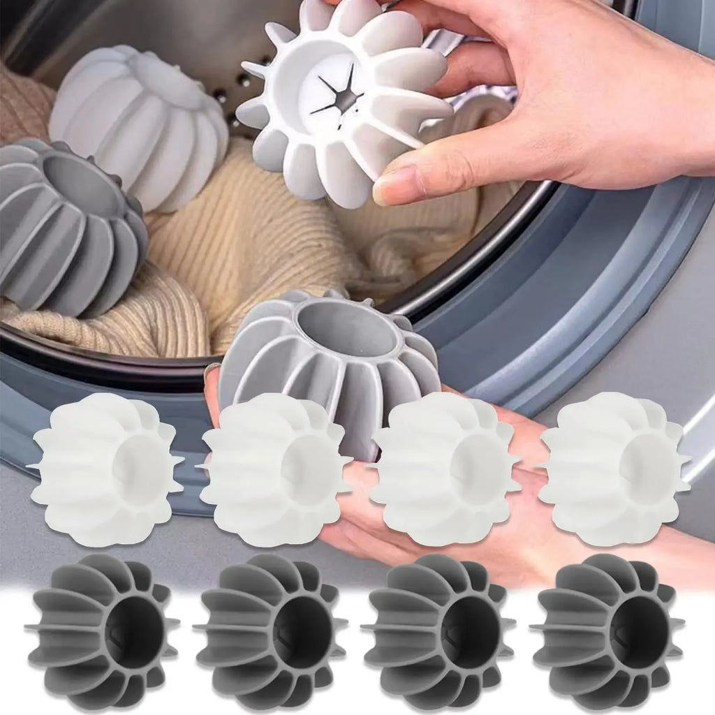 Laundry Ball Reusable Clothes Hair Cleaning Tool Pet Hair Remover Washing Machine Cat Hair Catcher Laundry Ball Oasis Select