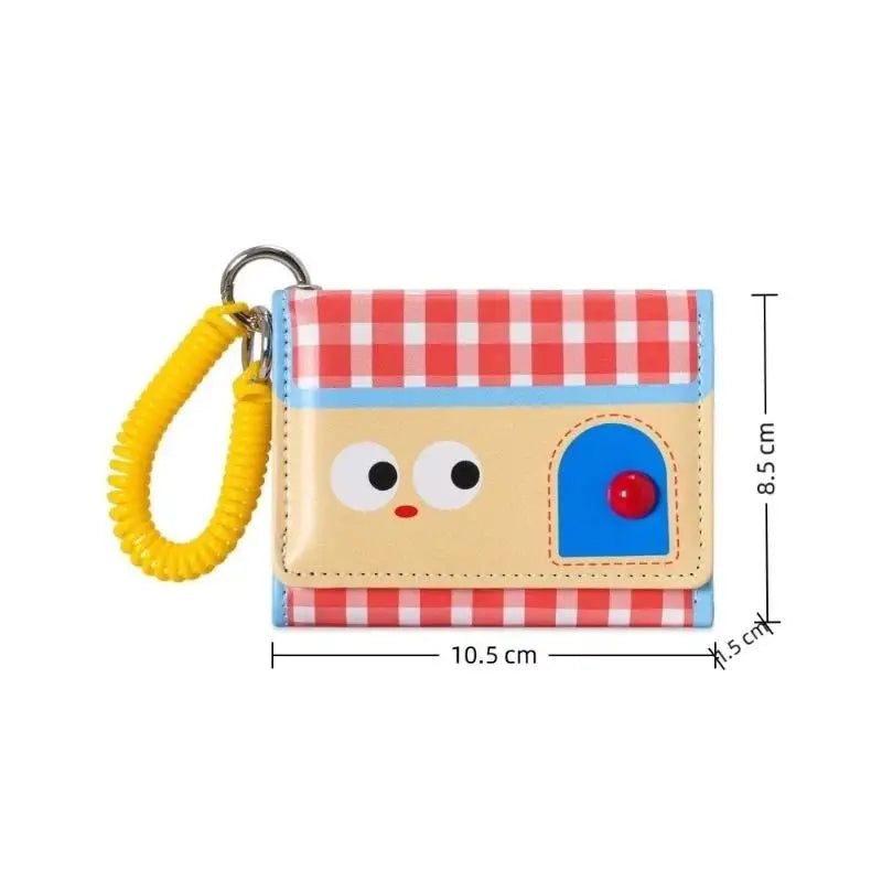 Women's Cartoon PU Leather Short Wallet – Card & Coin Holder Women's Short Wallet Oasis Select