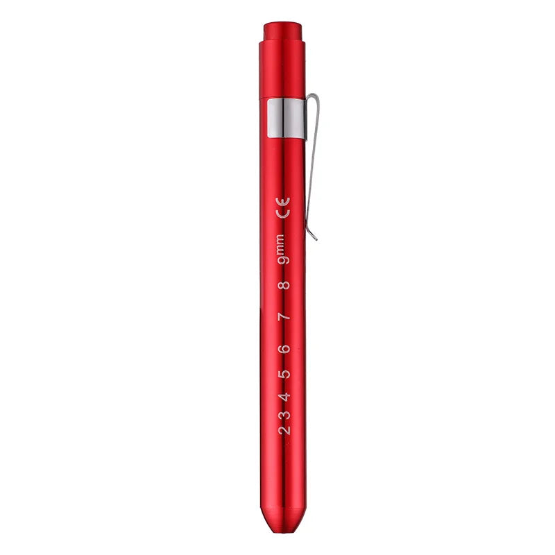 Multi Functional Scale Pen Light LED Pen Flashlight Nurse Pen Light Pupil Oral Examination White Light Medical Lighting Oasis Select