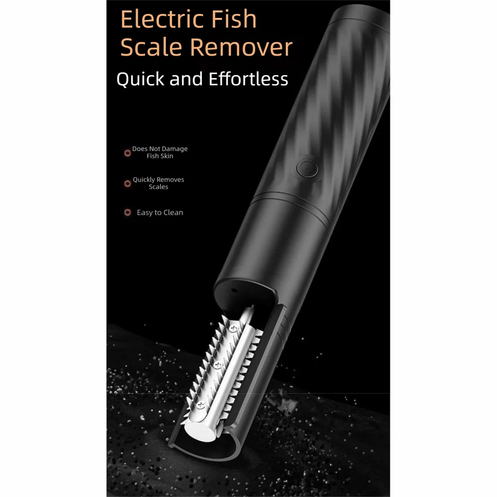 Cordless Electric Fish Scaler | Waterproof USB Rechargeable
