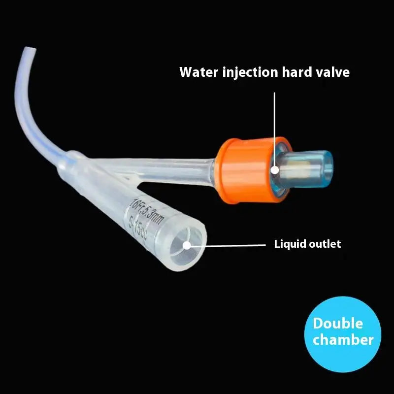 1 Piece 2 Way 3 Way Urinary Disposable Silicone Foley Catheter Flushing Tube Teaching Consumables Oasis Select