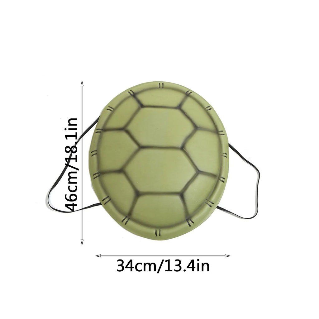 Halloween Turtle Shells Cosplay Simulation Tortoise Shells Photo Props for Role Play Party Performance Costumes Ninja Oasis Select