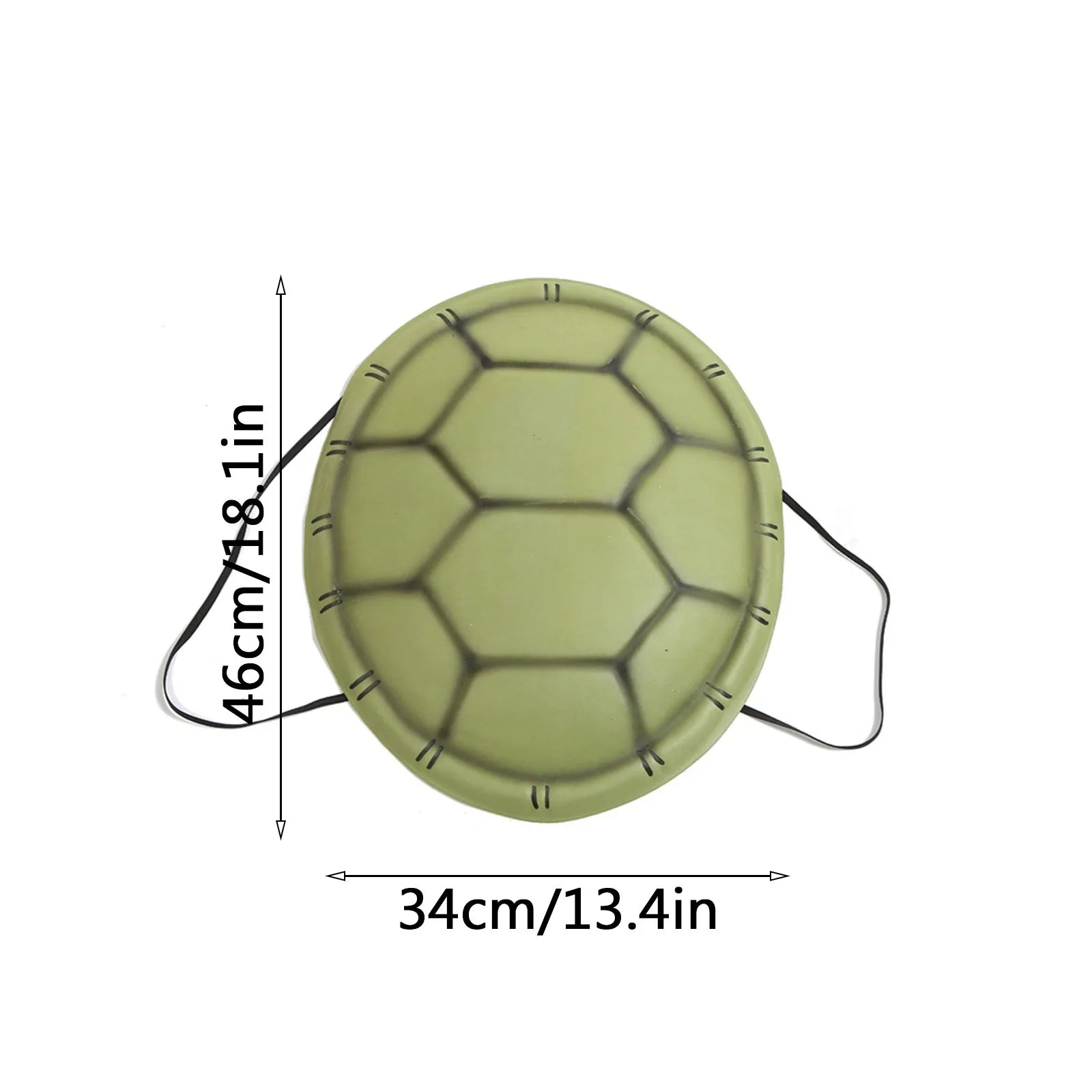 Halloween Turtle Shells Cosplay Simulation Tortoise Shells Photo Props for Role Play Party Performance Costumes Ninja Oasis Select