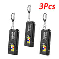 Mini COB LED Keychain Flashlight | USB-C Rechargeable, 5 Modes