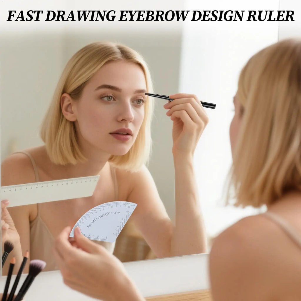 Reusable Eyebrow Ruler – Brow Shaping & Design Tool Eyebrow Shaping Tool Oasis Select