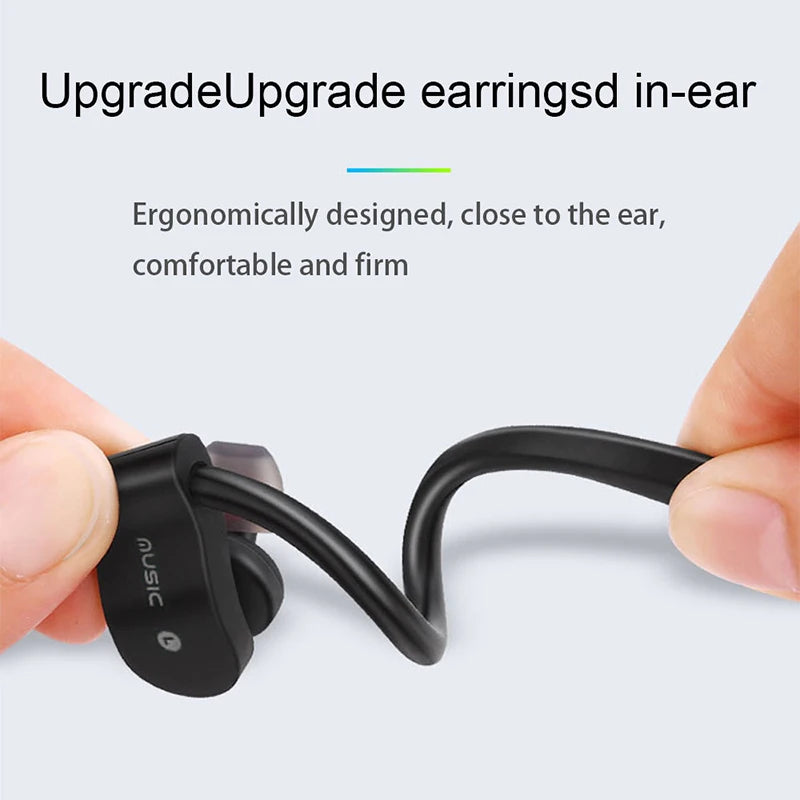 Wireless Headphones Earloop Ear Hook Earbuds Wireless Bluetooth Headset Handsfree Neckband With Mic Bluetooth Earphones Oasis Select