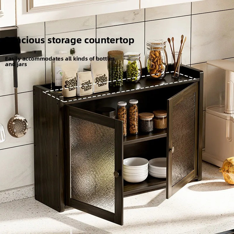 Desktop cup holder Shelf Dining table Cup storage rack Tea cup Coffee cup Tea set Storage cabinet Dust proof Table shelf Oasis Select