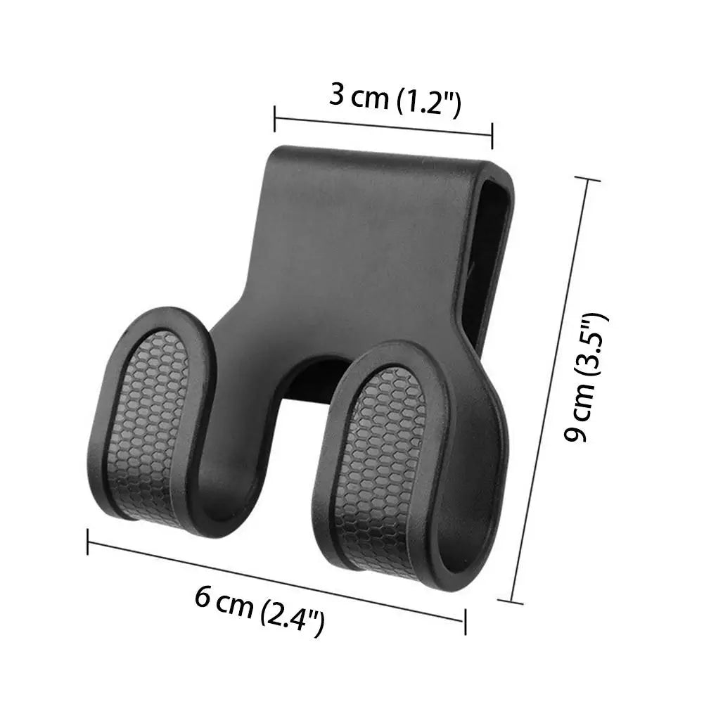 Motorcycle Helmet Hook – Snap-On Double Hanger for E-Bikes