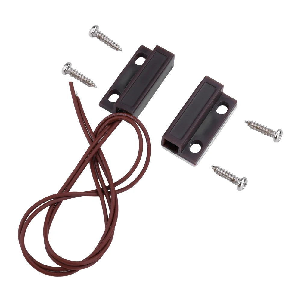 MC-38 Wired Door and Window Sensor Detector Magnetic Switch NC/NO, Suitable for Home Security Alarm System Oasis Select