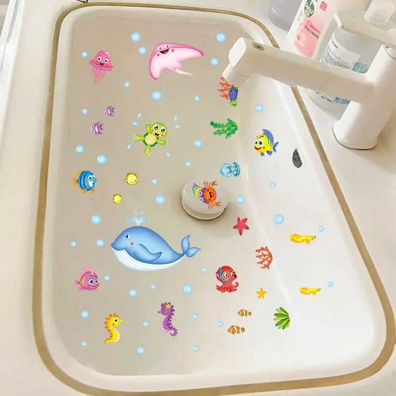 Toilet toilet sink tile stickers Waterproof wallpaper self-adhesive decorative painting shade refurbished stickers Oasis Select L