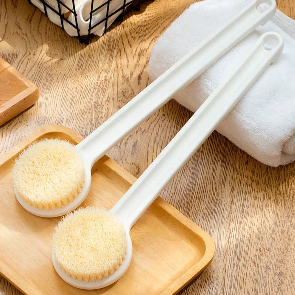 Long Handle Back Brush for Shower Soft Bristles Body Exfoliating Bath Brush Skin Health Shower Back Scrubber Bath Supplies Oasis Select