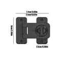 1PC Child Locks Freezer Locks for Refrigerator Doors Oven Child Safety Lock Oven Baby Proofing Refrigerator Door Safety Locks Oasis Select Black