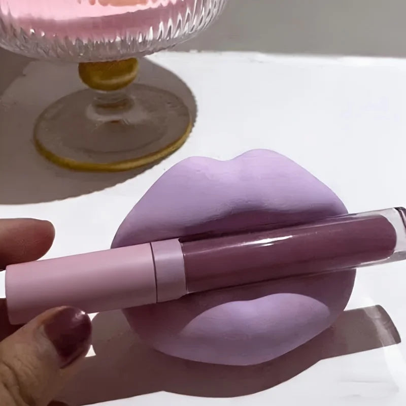Sexy Lip Shaped Lipstick Holder Creative 3D Printing Lipstick Stand Desk Organizers for Makeup Brushes Lip Aesthetic Decor Gifts Oasis Select