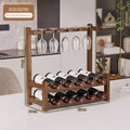 Wine rack Solid wood wine rack Shelf Living room wine cabinet Display cabinet holder Oasis Select 2-53CM