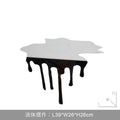 Modern simple stainless steel water drop reflection decoration living room porch office study soft decoration room decor Oasis Select Fluid ornaments