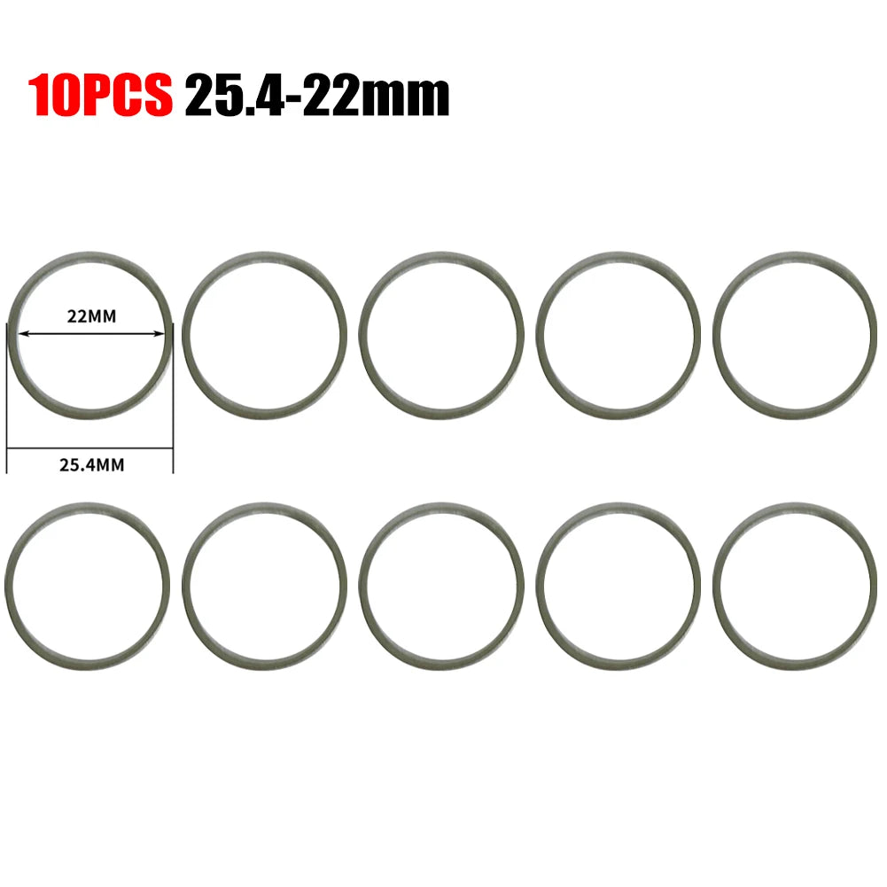  10pc Circular Saw Blade Reducing Rings Conversion Set For Ring 16/20/22/25.4/30/32MM Cutting Disc Grinder Woodworking Tools Oasis Select 25.4-22MM