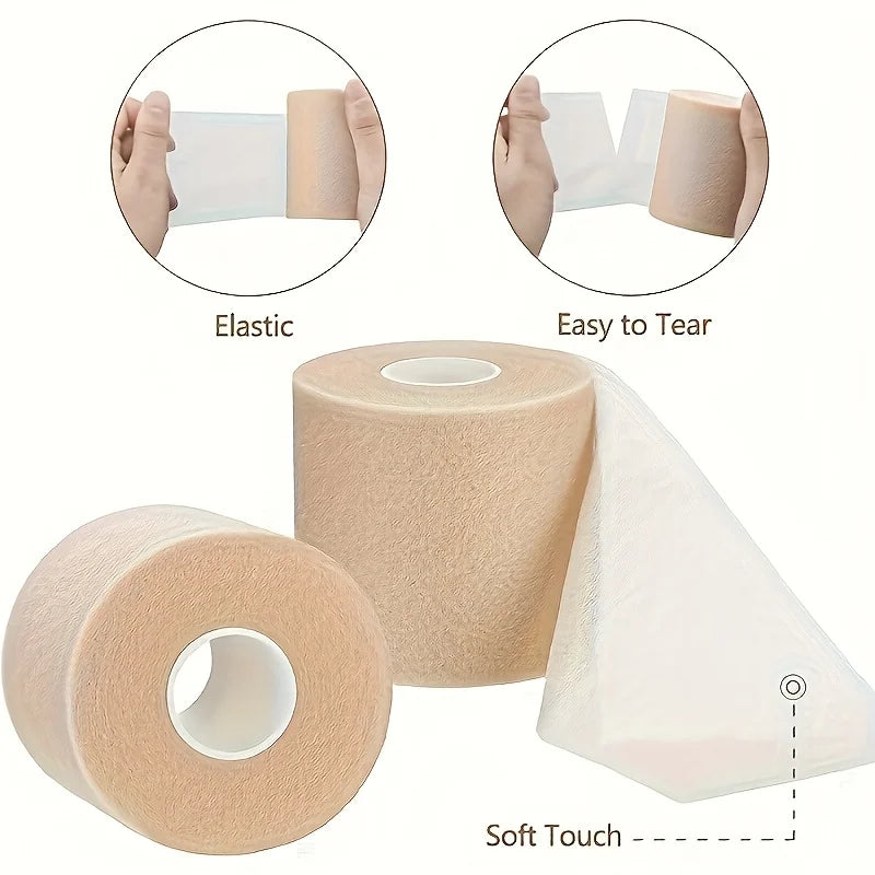 3 Rolls of Sports Protection Tape To Prevent Injury, Support and Buffer Tape, Breathable and Easy To Tear Without Residue Oasis Select