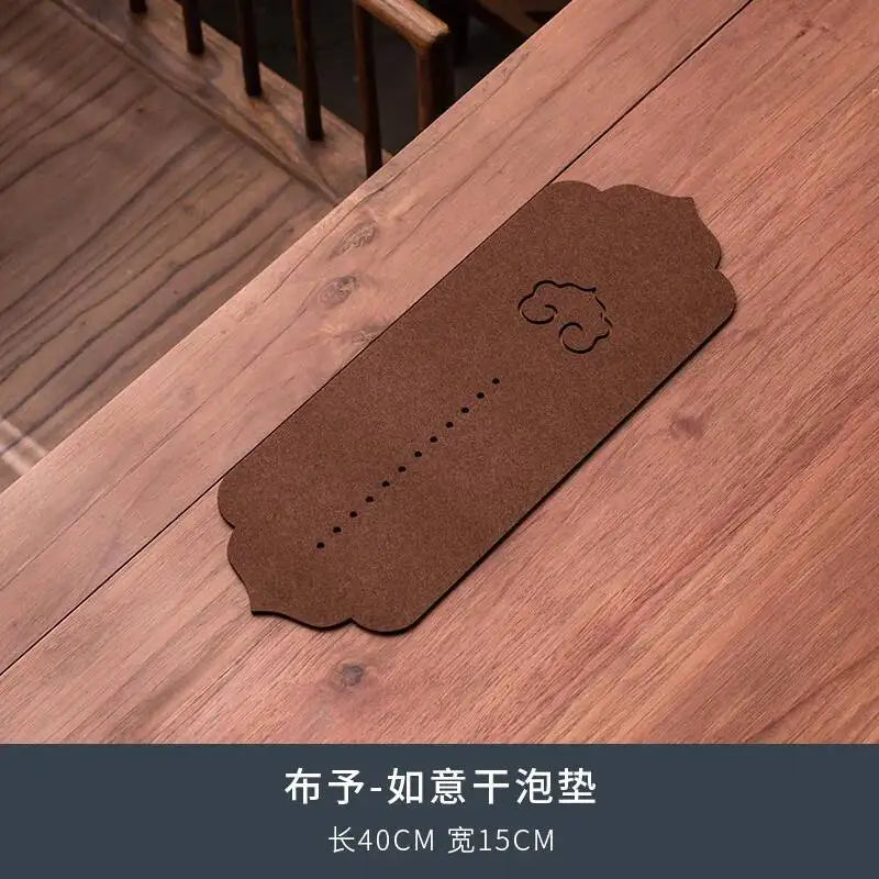 Waterproof Dry Bubble Mat Tea Mat Tea Seat Hollow Anti-scald Cup Mat Tea Tray Teapot Mat Oasis Select Dry Bubble Cushion