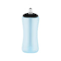 Foldable Wrist Water Bottle 12oz/350ml Hands-Free Silicone Sports Bottle BPA-Free Leakproof Running/Cycling/Climbing Hydration Oasis Select blue
