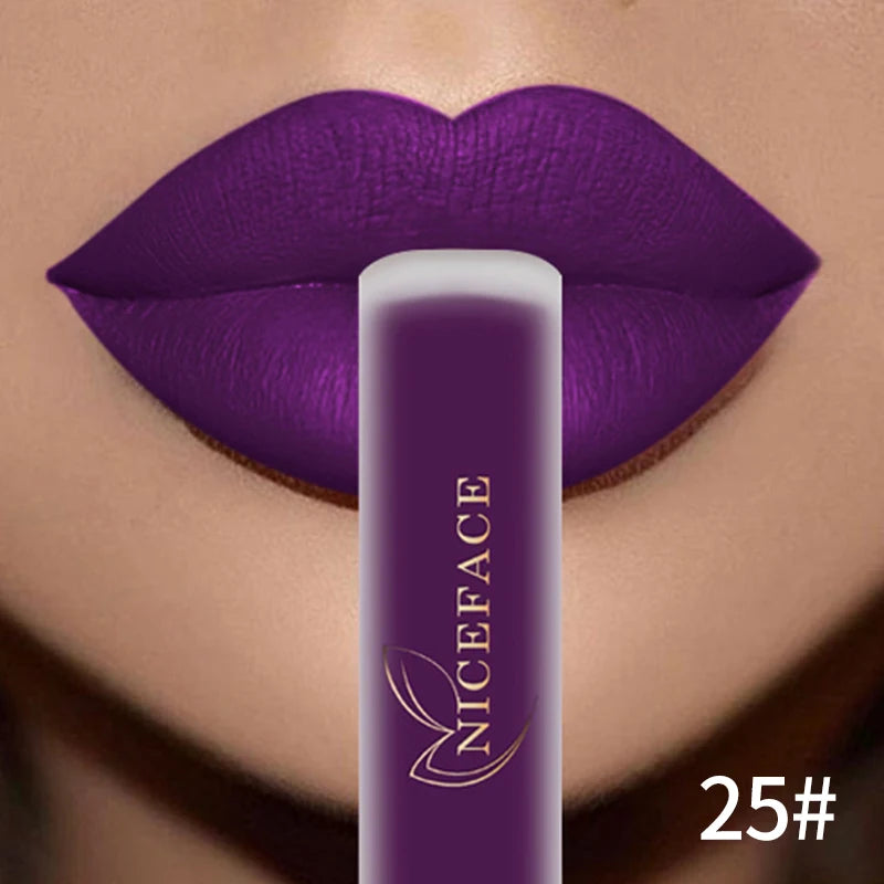 QiBest Matte Liquid Lipstick – Waterproof Long-Lasting Lip Gloss