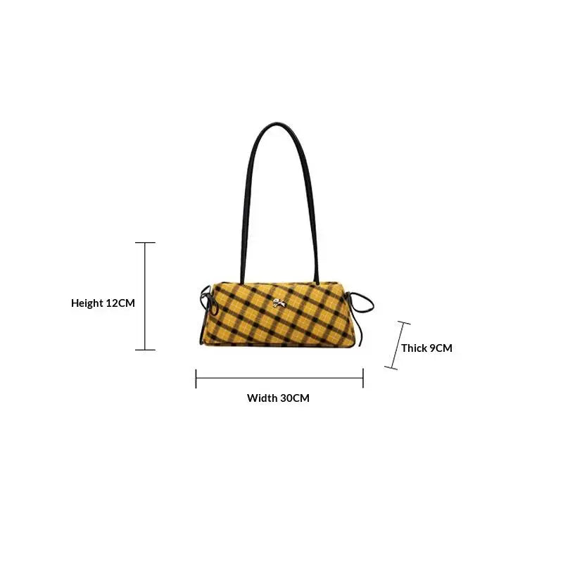 Womens Striped Large Capacity Tote Shoulder Bag Fashionable Handbag Suitable for Daily Office Commute Oasis Select