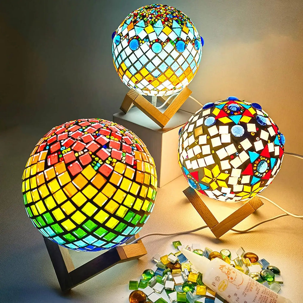Colorful Crystal Mosaic Tiles – DIY Stained Glass & Crafts