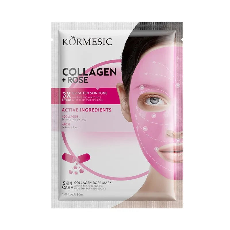 SADOER Collagen Facial Mask – Hydrating, Firming & Brightening Collagen Facial Mask Oasis Select only 1 pc