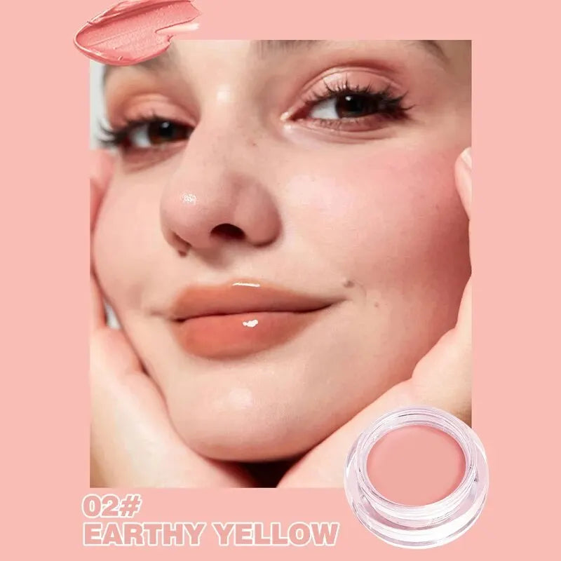 PEINIFEN Matte Cream Blush Stick – Soft Fog Powder Blusher Cream Blush Stick Oasis Select EARTHY YELLOW