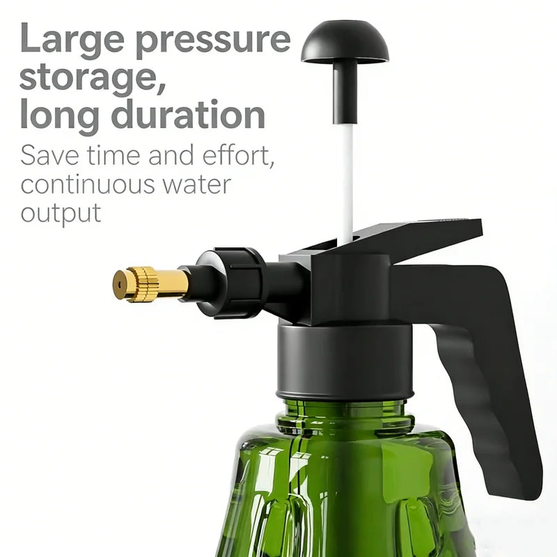 1.5L Pressure Pump Spray Bottle – Adjustable Mist & Jet Nozzle