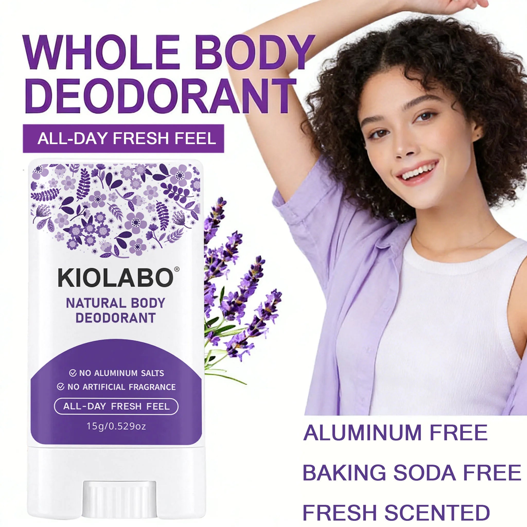 15g deodorizing cream, compact and portable, 72 hour long-lasting odor control, fresh all day long, enhances confidence, suitabl Oasis Select