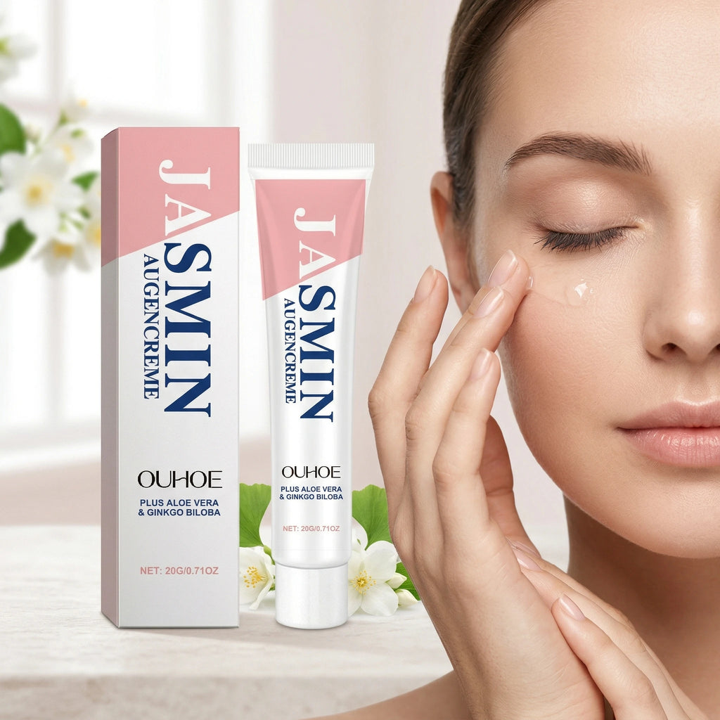 20g Jasmine Eye Cream Deep Moisturizing Nourishing Fade Fine Lines Tightening Enhance Skin Elasticity Lifting Eyes Care Lotion Oasis Select