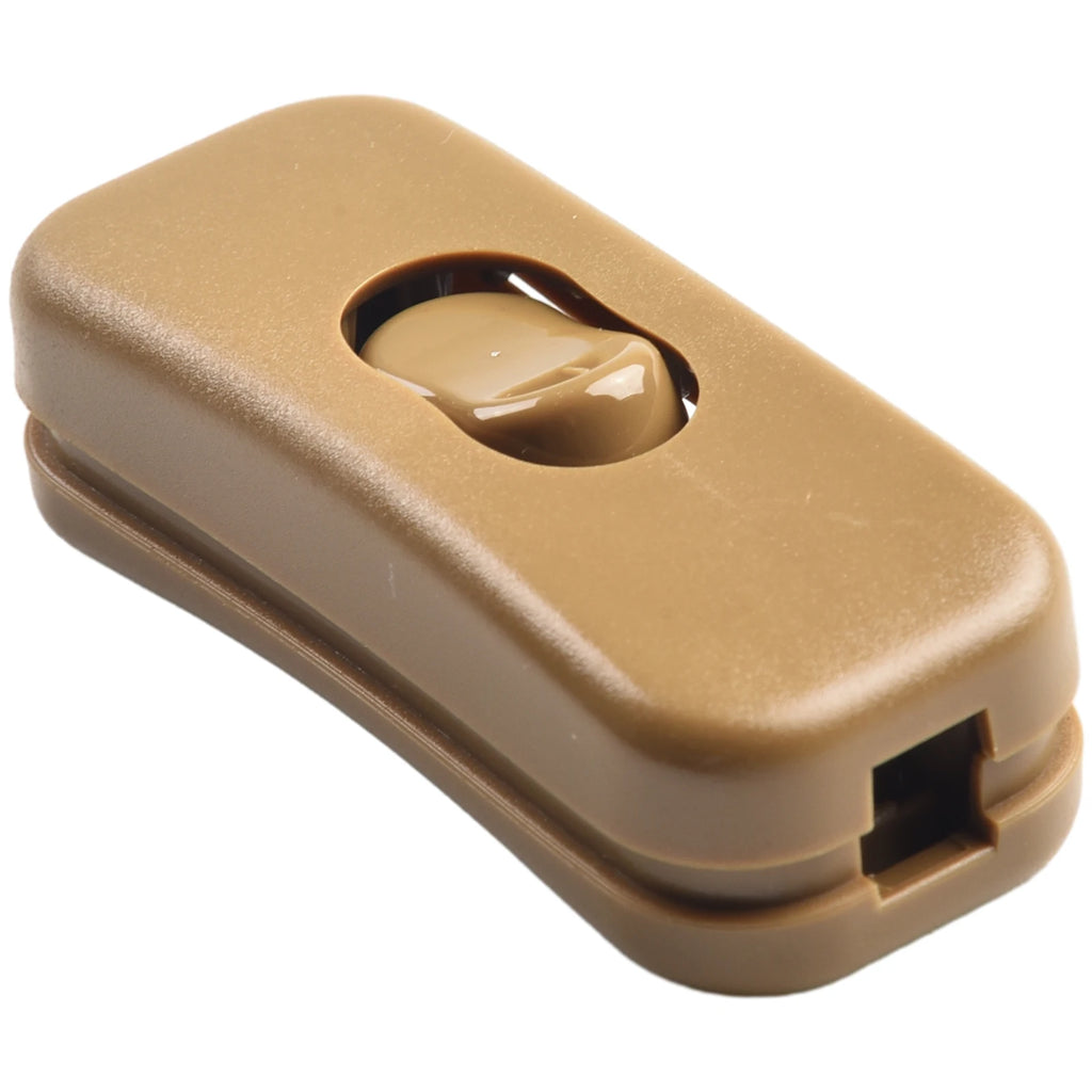 In Line Cord Switch Rocker Switch On/Off Lamp Control 303 Push Button Switch For Desk Lamp Floor Lamp Oasis Select golden