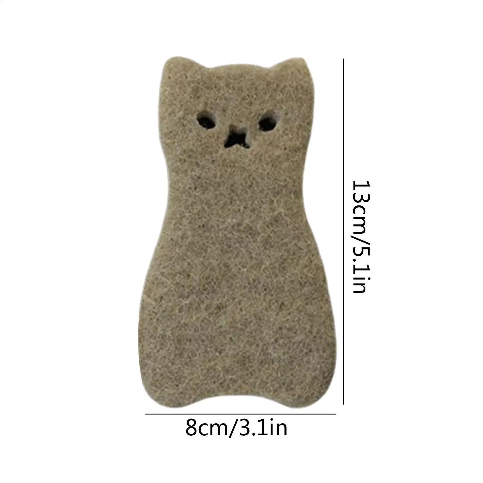Cat Cleaning Sponge Kitchen Scrub Sponges Cat Cleaning Sponge Dishwashing Scrubber Non-Scratch Dish Washing Pad Kitchen Scrubber Oasis Select