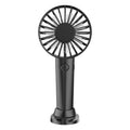 Handheld Fan 3 Speed Mini Portable Hand Fan Mute Small Electric Fan with Phone Stand Pocket Fan for Home Office Travel Dormitory Oasis Select black China Mainland