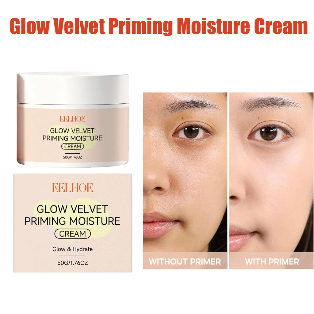 Hoygi Glow Velvet Face Primer – Pore Blurring & Hydrating Face Primer Cream Oasis Select