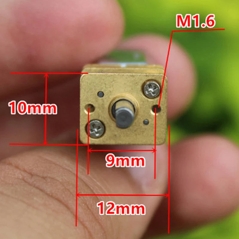 DC 5V 28/40/300RPM Micro N20 Gear Motor Slow Speed Metal Gearbox Reducer Electric Motor DIY Toy Oasis Select