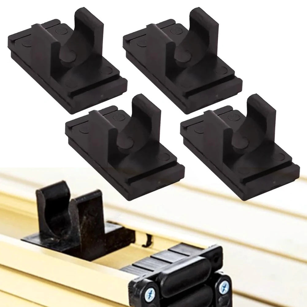 4pcs Camping Travel Cart Buckle For Egg Roll Table Camping Wagon Card Buckle Attachments Trolley Desktop Buckle Slide Clamps Oasis Select