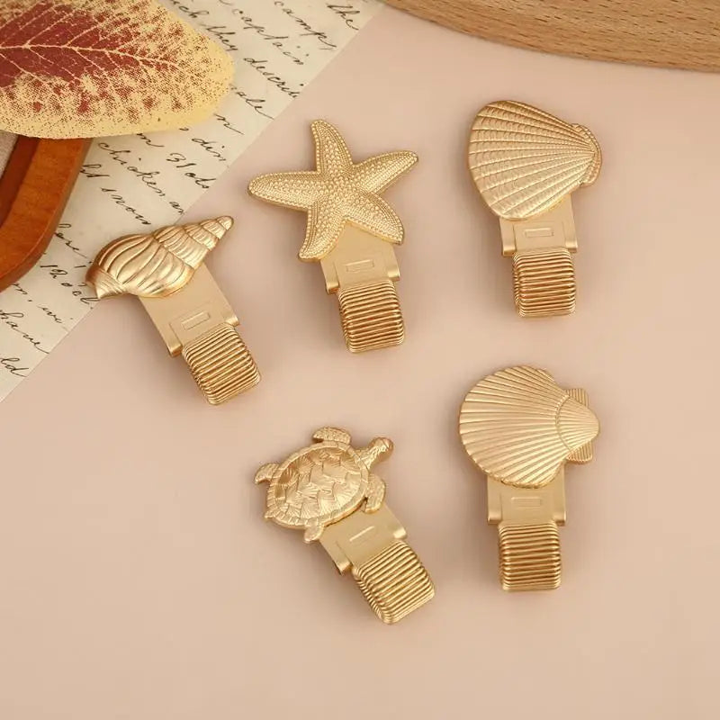 Ocean Turtle Metal Pen Clip Compact Spring Loaded Pen Holder for Pocket Notebook Journal Hiking Use Oasis Select