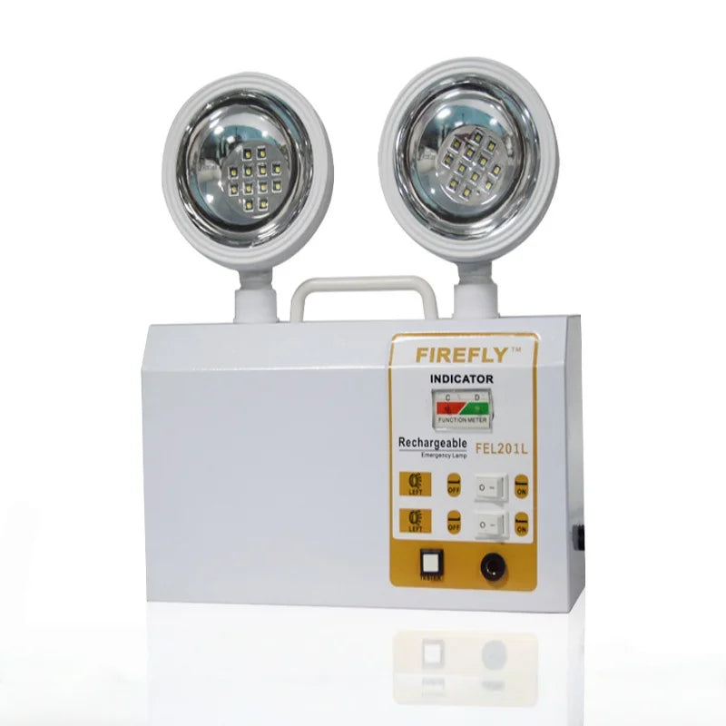 SHINEKNOT Double Head LED Emergency Light | Auto Wall Mount
